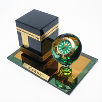 YASEEN Kristallglas 3D Mond Ornament für Islamische Heimdekoration Eid Mubarak Neujahr Ramadan Party Feiertagsdekoration 11,5x9x14CM