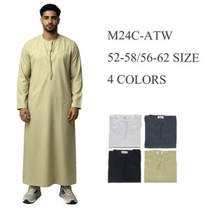 Thobe da Uomo Stile <span class=keywords><strong>Arabo</strong></span> Saudita, Abito Islamico Multicolore, Dishdasha Tradizionale per Uso Quotidiano - Product Image 1
