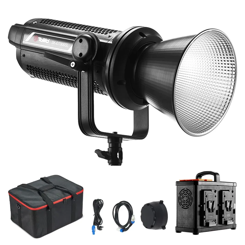 TOLIFO New Upgraded Professional Studio Filming Light SK-D7000SL True 670W High Power LED COB Video Light for Video Production