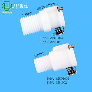 ข้อต่อพลาสติก JU PlasFitting รุ่น M ซีรีส์ 1/8NPT-1/4NPT เกลียวภายนอก วาล์วหยุดแบบตรง วัสดุ POM สำหรับน้ำ อากาศ และน้ำเกลือ - Product Image 3