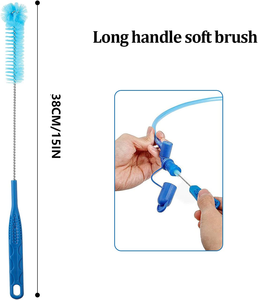 Kit di Pulizia per Sacca d'Idratazione 4 in 1 con <span class=keywords><strong>Set</strong></span> di Spazzole e Supporto per Asciugatura per Serbatoio d'Acqua da Esterno - Product Image 2