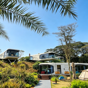 Casa Contenedor Modular Portátil Tipo <span class=keywords><strong>Cabaña</strong></span> Apple para Exteriores con Aislamiento Acústico de Alto Rendimiento - Product Image 3