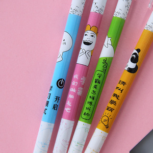<span class=keywords><strong>Stylo</strong></span> à bille effaçable à la chaleur à encre gel de température en plastique imprimé de dessin animé Offre Spéciale avec gomme en caoutchouc - Product Image 5