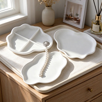 Moule en silicone en gros, moule DIY pour plateau de rangement en résine époxy et gypse, facile à démouler pour la décoration de table à la maison et les créations artisanales