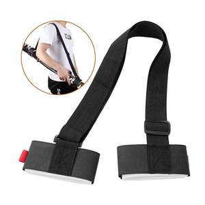 Bolsa de transporte <span class=keywords><strong>para</strong></span> bastones de esquí de nailon con correa, gancho <span class=keywords><strong>para</strong></span> hombro, asa de mano y estampado de gafas de esquí - Product Image 1