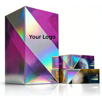 Holografische Markenprägung Luxuriöses Design Kleine Peptid-Verpackung Papierboxen 3ml Fläschchen-Box