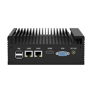 มินิพีซีอุตสาหกรรมแบบไร้พัดลม ซีพียู I3 I5 I7 คอร์  DDR3 SSD แลนคู่กิกะบิต WiFi 4G VGA <span class=keywords><strong>HD</strong></span> HMI เอจเกตเวย์ ระบบอัตโนมัติ - Product Image 1