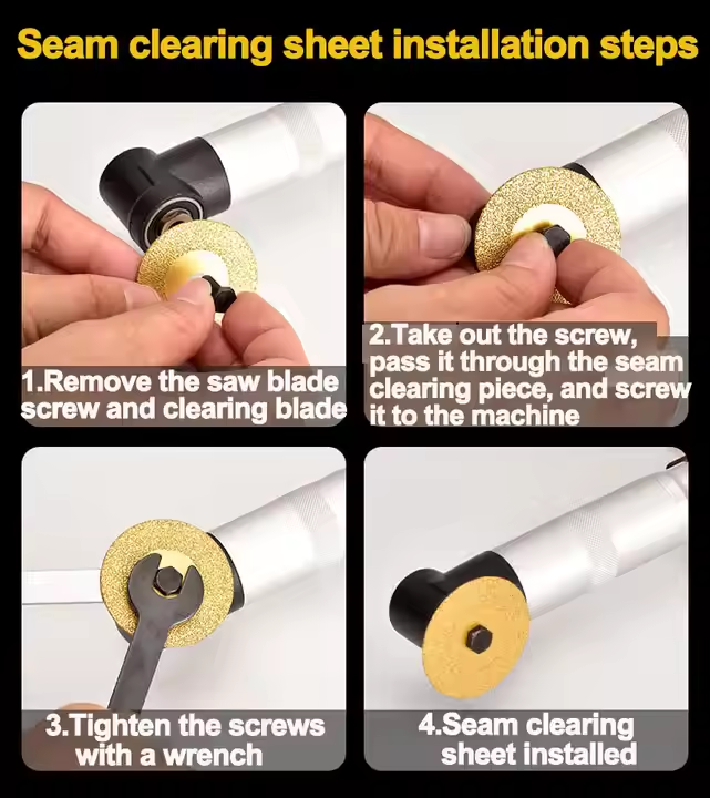 Mini Handheld Die Grinder - Efficient Tile Seam Cleaning