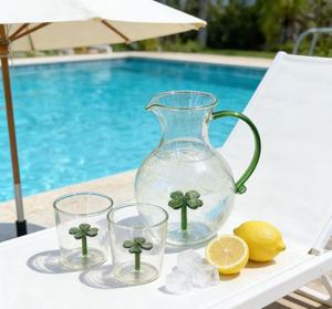 <span class=keywords><strong>Carafe</strong></span> à thé en verre borosilicate haute qualité, transparente, faite à la main, personnalisable et créative, pour la maison - Product Image 1