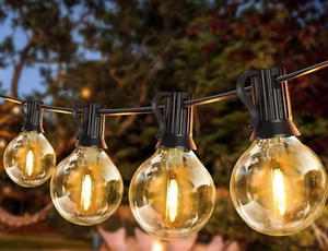 Guirlande solaire G40 pour extérieur, <span class=keywords><strong>jardin</strong></span>, camping, lampe décorative, IP44, étanche, lampe solaire de <span class=keywords><strong>jardin</strong></span> - Product Image 1