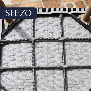 Canapé d'extérieur en rotin pour patio, ensemble <span class=keywords><strong>de</strong></span> canapés <span class=keywords><strong>de</strong></span> balcon en métal, canapé <span class=keywords><strong>de</strong></span> <span class=keywords><strong>jardin</strong></span> en rotin imperméable avec table en verre – Vente chaude - Product Image 5