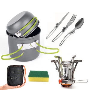 <span class=keywords><strong>Set</strong></span> di Pentole Portatile Professionale ad Alta Pressione Compatto <span class=keywords><strong>Mini</strong></span> Universale Durevole per Escursionismo e Campeggio di Alta Qualità - Product Image 1