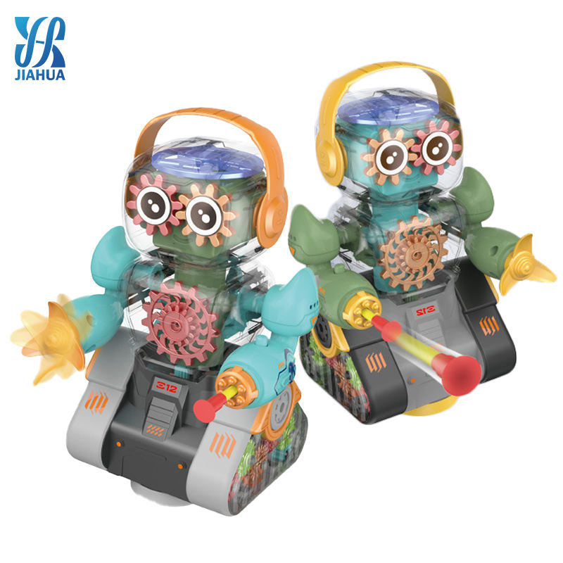 Electric Robot Children Launch Soft Bullet Toy JIAHUA