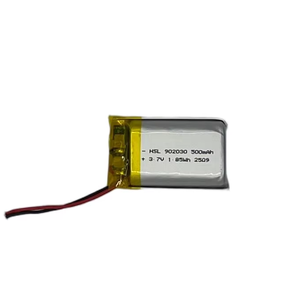 KC CE certificado 3,7 V 500mAh 902030 batería recargable Lipo con PCB 2 cables batería de polímero de litio - Product Image 1