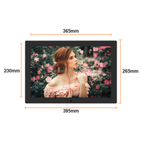 Pemutaran putaran Video dinding kualitas tinggi bingkai foto Digital 17 "dengan tampilan iklan Drive USB/kartu SD