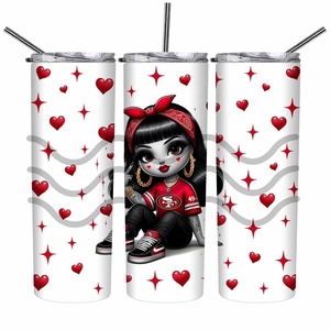 <span class=keywords><strong>Cholo</strong></span> Pareja Listo para enviar UV DTF Cup Wrap Transfers Impresión Impermeable 20oz Uv Dtf Cup Wraps Durable UV DTF Sticker para tazas - Product Image 5