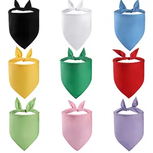 ربطة عنق مطبوع عليها طباعة مثلثة ملونة مجسمة بسعر الجملة، ربطة عنق للحيوانات الأليفة ملابس بشعار مخصص، ربطة عنق للكلاب الكبيرة والصغيرة