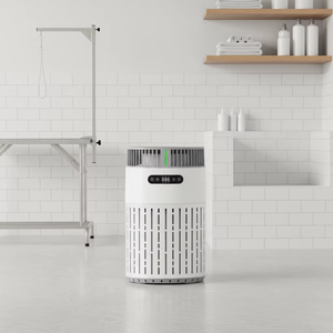 เครื่องฟอกอากาศอัจฉริยะทรงพลัง พร้อมแผ่นกรอง H13 HEPA กำจัดขนสัตว์และกลิ่นไม่พึงประสงค์ เหมาะสำหรับบ้านที่มีสัตว์เลี้ยง เสียงเบา รับผลิตแบบ OEM - Product Image 1