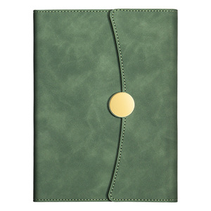 ชุดของขวัญสมุดโน้ต A5 ปกหนัง PU พรีเมียม พับสามตอน สำหรับธุรกิจ/สำนักงาน ปรับแต่งได้ พิมพ์ดิจิทัล กระดาษดาหลิน เย็บด้าย - Product Image 1