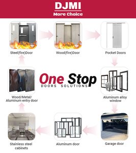 Factory Wholesale Prices North American Projects Fire Rate Indoor Wood <strong>Door</strong> Building <strong>Interior</strong> Paint-Free Soundproof Wooden <strong>Door</strong> - Product Image 6