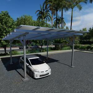 Support de nouveau produit CHIKO Abri d'auto solaire Offre Spéciale d'usine Système de montage d'abri d'auto solaire étanche en acier - Product Image 1