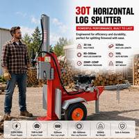 Pembelah Kayu Horizontal Vertikal 30 Ton 11s Cycle 7HP untuk VOL-30 Pekerjaan Pengolahan Kayu Bakar dan Kayu Gelondongan untuk Pertanian dan Kebun