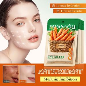 Mascarilla Facial de la <span class=keywords><strong>Serie</strong></span> de Plantas Frutales de Marca Privada FAYANKOU, Mascarilla Facial <span class=keywords><strong>Coreana</strong></span> para el Cuidado de la Piel, Vitamina C, Iluminadora e Hidratante - Product Image 3