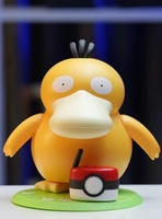 Manivelle Psyduck gravée au Laser, boîte à musique en plastique, boîte à musique Psyduck