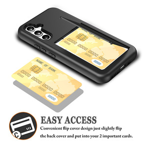 Per Samsung A55 custodia a portafoglio con porta carte antiurto 2 in 1 slot per schede Cover custodia per telefono per Samsung <span class=keywords><strong>Galaxy</strong></span> <span class=keywords><strong>A35</strong></span> A54 5G - Product Image 2
