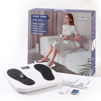 Masseur de pieds électrique OEM, machine de massage des pieds EMS, 9 modes, 20 niveaux d'intensité, écran LCD, télécommande