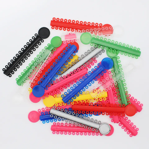 Matériaux d'orthodontie de haute qualité, ligatures élastiques colorées jetables pour traitement orthodontique dentaire - Product Image 2