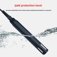 Détecteur de qualité de l'eau en ligne à membrane remplaçable RS485, capteur d'électrode sélective pour l'ammoniac, l'azote, le nitrite, le fluor, le potassium