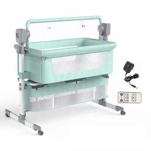 Cuna Mecedora Eléctrica Automática para Bebés, Cuna Mecedora Eléctrica Variable para Recién Nacidos - Product Image 1