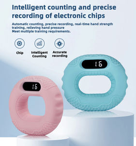 Doigt Renforceur Équipement D'exercice Silicone Cercle Comptage Électronique Smart Hand Grip - Product Image 4