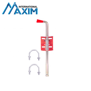 Ancre de poteau de clôture pour bétail, boulon de fixation en acier galvanisé de 17 pouces, verrou de sécurité en métal lourd pour <span class=keywords><strong>portail</strong></span> tubulaire - Product Image 2