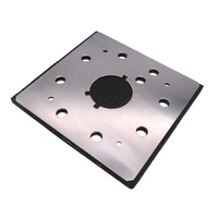 Plaque de support abrasive carrée en aluminium 105*115mm pour ponceuse, polissage, travail du bois et du métal