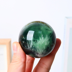 Hot Sale Feather Fluorite Sphere - Natural Polished <b>Crystal</b> Healing Stone for Home Decoration - Product Image 5