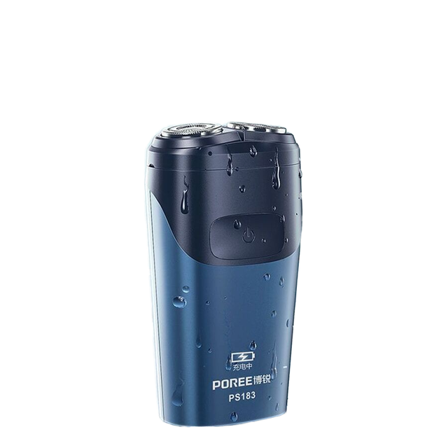 IPX7 Waterproof USB-C Portable Electric Shaver for Men with 3D Floating Shave Triple Blades Rechargeable Household & Hotel Use