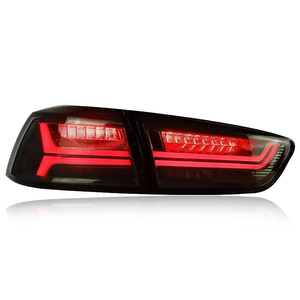 Luci per Auto Mitsubishi <span class=keywords><strong>Lancer</strong></span> 2009-2018, Fanale Posteriore <span class=keywords><strong>LED</strong></span> Rosso, Luce di Stop e Freno, Nuovo Accessorio Automobilistico 12V - Product Image 3