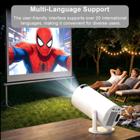 Projecteur vidéo HY300, home cinéma, projecteur publicitaire, salle de classe, éducation, 4K, TV, film, projecteur portable Android