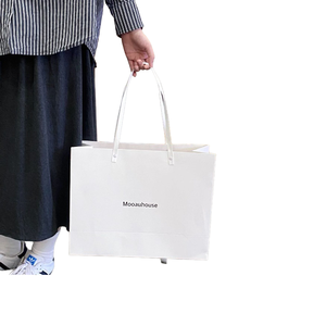Recyclable Custom <b>Shopping</b> Paper Bag OEM/ODM Packaging Luxury White <b>Shopping</b> Paper Bags for <b>Small</b> Business - Product Image 2
