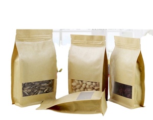 Bolsa <span class=keywords><strong>de</strong></span> embalaje <span class=keywords><strong>de</strong></span> alimentos para embalaje, bolsa <span class=keywords><strong>de</strong></span> papel Kraft resellable con logotipo <span class=keywords><strong>de</strong></span> Ziplock, Impresión <span class=keywords><strong>de</strong></span> correo - Product Image 1