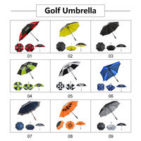 Regalos Promocionales, Paraguas Plegable de Tres Secciones con Apertura Automática/Manual, Resistente al Viento (14 m/s), Impermeable (800 mm), Reflectante, con Luz LED