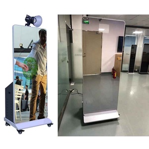 <span class=keywords><strong>Fotomaton</strong></span> al por mayor de alquiler de pantalla táctil de fotopata, espejo de fotos de cabina de video de boda mágica con luces - Product Image 2