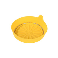 Sous-verres de voiture en silicone de luxe avec strass, antidérapants, ronds, en cristal de diamant, avec languette de traction, personnalisables OEM, vente en gros