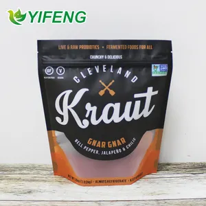 Pe Zak Met Rits Pakket Plastic Producten Voedsel Pvc Promotionele Gedroogde Snack Verpakking Odm Oem Verpakking Aluminiumfolie