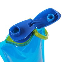 Sac à eau pliable ultraléger portable 700 ml, pochette pour bouteille d'eau, fournitures de sport de plein air, randonnée, course à pied, gourde souple