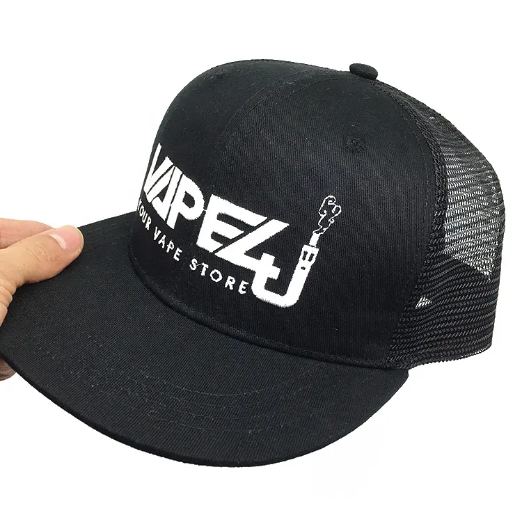 Produttore ricamo personalizzato Logo snap back cap hat fornitori Snapback Cap