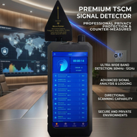 Détecteur de signal TSCM portable Averguard VSD-0619T |   Détection de jonction non linéaire 2,4 GHz |   Détecteur sans fil d'appareils d'écoute et de surveillance