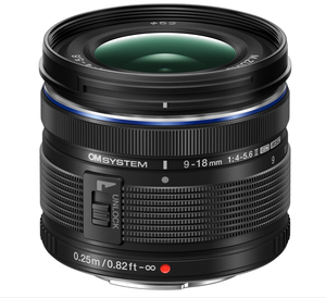 Lente OM System M.Zuiko Digital ED 9-18mm F/4-5.6 II - Product Image 1